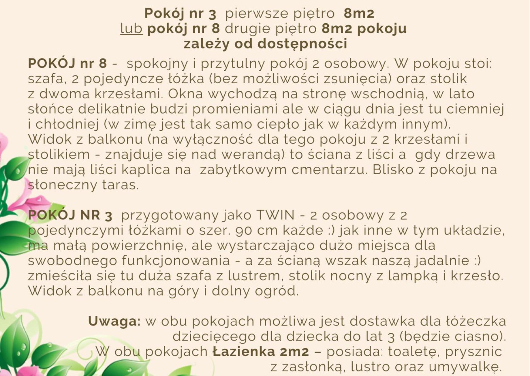 Willa Jodla Wisła Szoba fotó